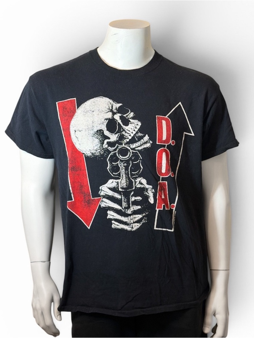 Official D.O.A. Band Shirt 40 Years of Punk Rock Tour Large